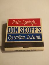 Vintage Matches From Don Skoff's Catalina Island Men's Casual Wear Palm Springs picture