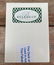 BELLAGIO Green Casino Used Las Vegas Playing Cards Deck Resealed picture