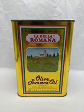 **EMPTY TIN* La Bella Romana Olive Pomace Oil Italy Tin 6
