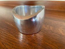 Vintage 1998 Nambe Heavy Aluminum Candle Holder #6176 picture