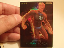 Marvel Contest Of Champions Arcade, Ultra Rare Card #82 Human Torch Foil picture