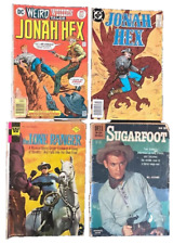 Vintage WESTERN Comic Book LOT OF 4 COMICS LONE RANGER SUGARFOOT JONAH HEX picture