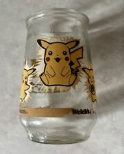 Vintage Nintendo Pokemon Promotional Welch's Jar Pikachu #25 Glass 1999 picture