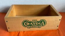 Vintage Licensed Replica Wooden Crate 1903 Crayola Crayon Box/Crate storage  picture