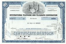 International Telephone-Telegraph - Original Stock Certificate -1977 - VH365552 picture