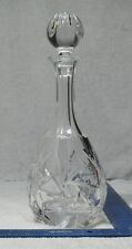 Vintage ABP Heavy Etched Crystal Decanter Crystal Stopper 12” picture