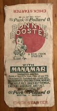 Vintage Bonnie Booster 25 lb. Chick Starter Feed Sack Double Sided - Life in Sea picture
