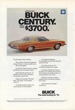 Magazine Ad - 1973 - Buick Century picture