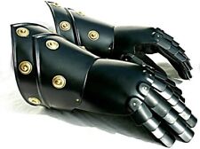 Medieval Gauntlet 18G Steel LARP SCA Battle Warrior Gloves Functional Hand Glove picture