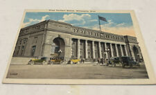 Postcard Great Northern Station, Minneapolis, MN c1920s-30s Cars Outside  picture