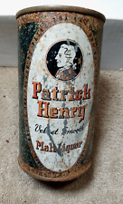 Patrick Henry malt Liquor  flat top beer can   EMPTY picture