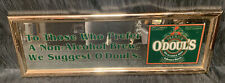 O'Douls Beer Mirror Sign Non-Alcohol Brew Man Cave Anheuser-Busch Vintage 1992  picture