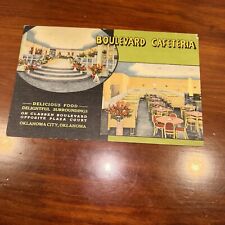 Vintage Postcard Boulevard Cafeteria Oklahoma City, Oklahoma  picture