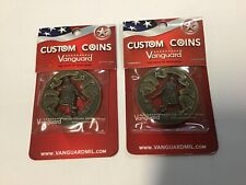 New Vanguard  2 COINS ARMOR OF GOD - SPINNER HELMET OF SALVATION picture