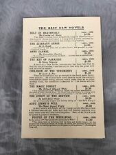 VINTAGE Advertising Leaflet Book Ad Flyer MacMillan  1903 picture