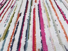 Fabricut Modern Stripe Velvet Fabric- Rimini Stripe / Bermuda 2.50 yds 1094902 picture