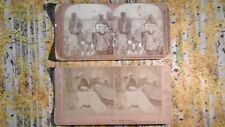 ****** 0ld Love, Is the Greatest Love *****  Ancestry Love - 2 Stereoview Lot   picture
