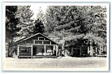 c1940's Feather River Park Cabin Eastman Plumas County CA RPPC Photo Postcard picture