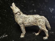 Call Of The Wolf #14123 Silver Wolf Westland Giftware 2005 *Rare* picture
