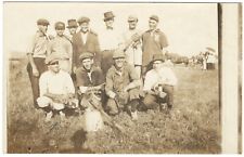 Ragtag Baseball Team 1904-1918 Real Photo Postcard RPPC One Name on Back - AZO picture