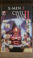 CIVIL WAR II X-MEN #2 SEPTEMBER 2016 Marvel Comics Bunn Smudged Bar Code picture