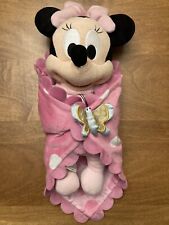 Disney Babies Minnie Mouse In Swaddle Blanket Plush picture