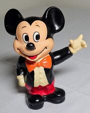 Vintage Walt Disney Mickey Mouse Rubber Plastic Bank  6