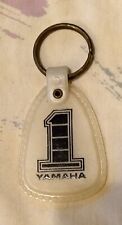 Vintage YAMAHA #1 Keychain In Black  picture