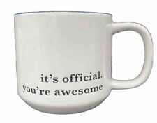 It’s Official You’re Awesome Coffee Tea Mug Cup Threshold picture