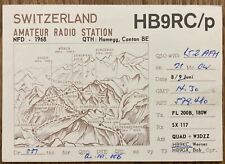 QSL Card - Switzerland   1968   HB9RC/p   Postcard picture