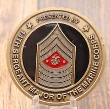 14th Sergeant Major of the Marine Corps McMichael USA Made Challenge Coin Box picture