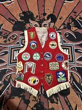 Vintage 1950s Boy Scouts Vest 36 Patches RARE picture