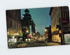 Postcard Chinatown at Night Grant Avenue California Streets San Francisco CA picture