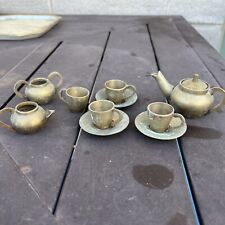 vintage brass dollhouse minatures lot of 11 picture