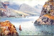 Vintage PPC - Loch Goil Carrick Castle from Whistlefield - F19266 picture