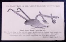 1890's Munnsville Plow Co. NY Steel Beam Steel Plow No 10 Ad Flier Vic-s5 picture