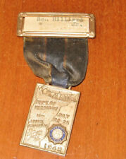 Vintage 1948 Military Medal American Legion 30th Annual Conv Vermont St. Albans picture