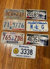 Lot of vintage license plates- Kentucky- Tennessee-Indiana picture