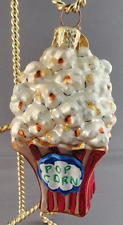 Christopher Radko ~ Freshly Popped Popcorn ~ Blown Glass ~ Christmas Ornament picture