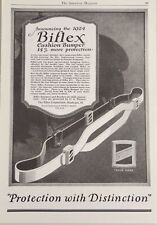 1924 Print Ad Biflex Cushion Bumpers & Brackets for Cars Waukegan,Illinois picture