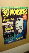 3-D MONSTERS 1 *SOLID* *GLASSES ATTACHED* 1964 FAMOUS MONSTERS picture