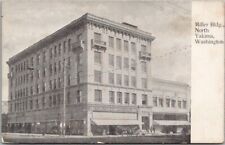 c1910s YAKIMA, Washington Postcard MILLER BUILDING Downtown Street View / Unused picture