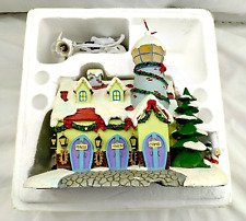 Hawthorne Village 2006 Rudolph's Christmas Town Watch Tower & Reindeer Barn COA picture