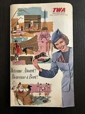 TWA Folder Plus Large Leaflet 1950s picture