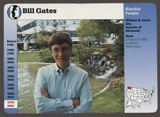 Bill Gates  Grolier Story of America History Card Notable People picture