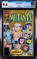 New Mutants #87 CGC 9.4 Marvel Comics 1990 Second Printing, 1st Cable Stryfe app picture