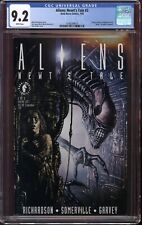 ALIENS NEWTS TALE #2 NM 9.2 CGC WHITE PAGES BASED ON ALIENS MOVIE COVER picture