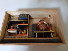 Japanese Traditional Craft Hina Doll Tea Ceremony Set in Excellent Condition picture