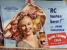 One 1948 Large Poster Board  Lito / RC Cola /Joan Caulfield Movie /  26