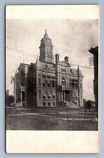 Postcard Vtg Ohio Napoleon Courthouse Government Building Historic picture